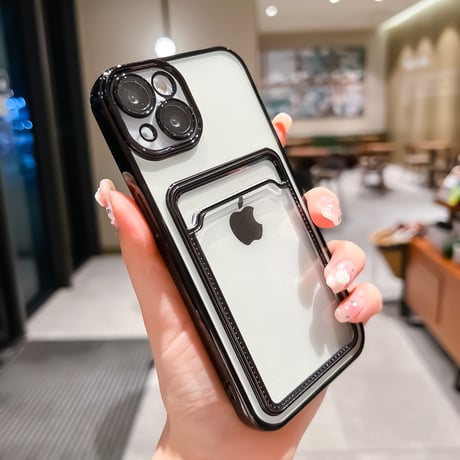 メッキ カード収納 iphone14pro/13ケース カメラレンズ保護フィルム付 アイフォン12/11proカバー お買い得[M2100]