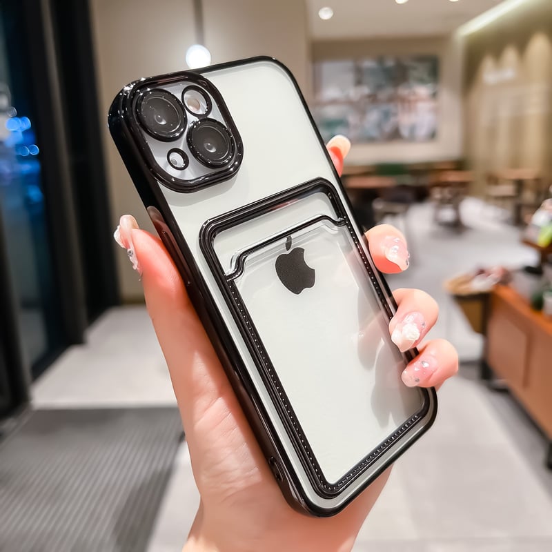【早い者勝ち】iPhone 13 Pro Max フィルム・保護カバー・ケース付 ガラスフィルムセット カード2枚収納 iPhone ケース iphone13 背面