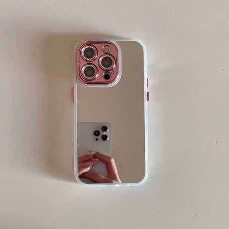 鏡 iPhone15/15proカバー キラキラレンズフイルム付 iPhone14promax/13pro/12ケース シンプル 頑丈[M4225]