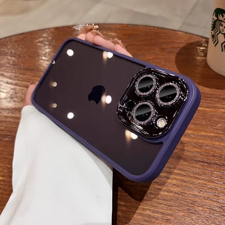 大人気 iPhone16pro/16plusケース キラキラカメラカバー 黄ばまない  iphone15pro/14/13/12proケース 丈夫 シック[M3861]