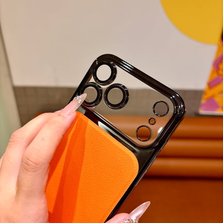 皮とメッキ iPhone17ProMax/17Proケース カメラレンズ保護 iPhone17/16Promax/15カバー 軽量 丈夫 [M5856]