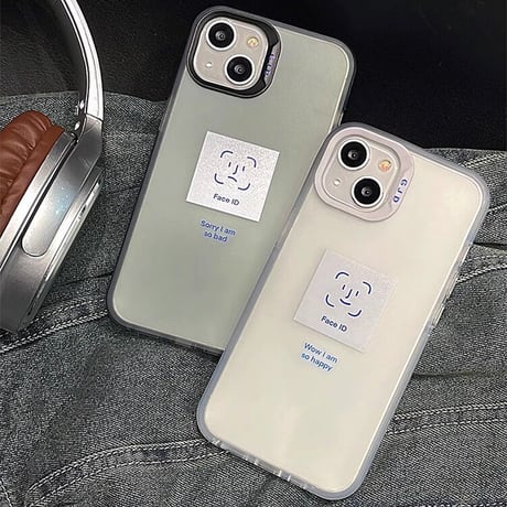 FACE ID iPhone14Pro/13ケース 指紋防止 アイフォン12pro/11カバー シンプル お揃い 男女兼用 頑丈 ギフトにおすすめ[M3365]