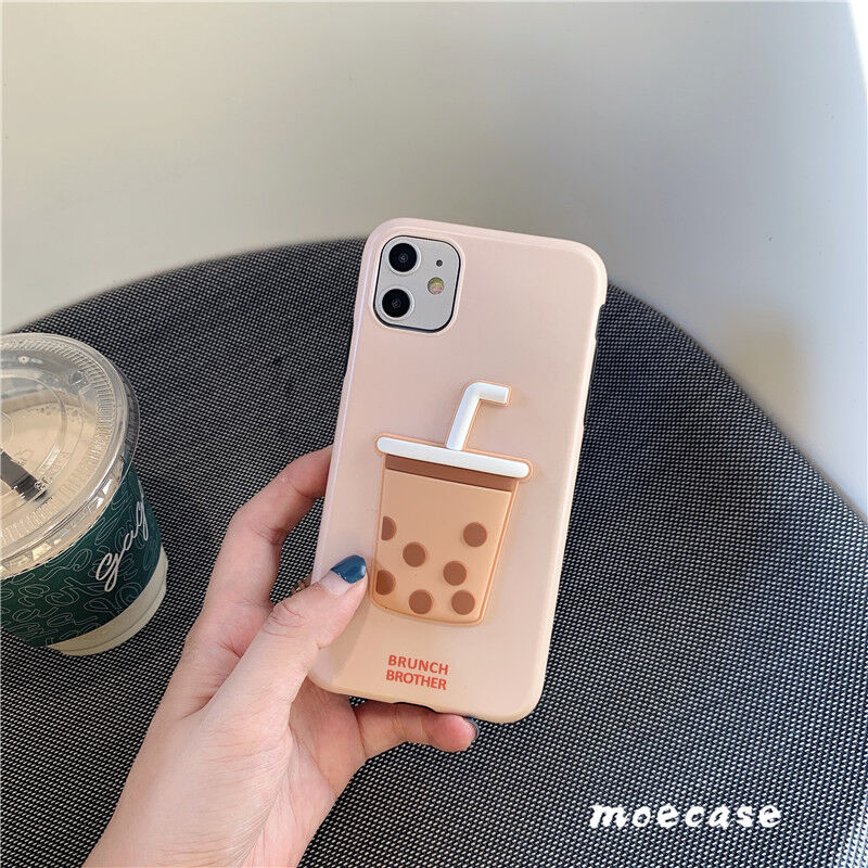 【タピオカ助】iPhone12 Pro 512GB タピオカ iphone12proケース iphoneSE2/11PROカバー 立体感