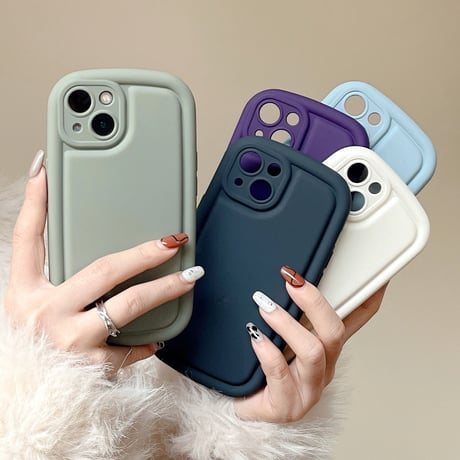 無地シンプル iPhone14pro/14ケース 全面保護 アイフォン13/12カバー 高級感 お揃い 男女兼用 [M2902]