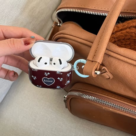 花柄 Airpods 4ケース ヨーロッパ風 Airpods3/2カバー Airpodspro2/pro リング/リボンキーチェーン エレガント[M4876]