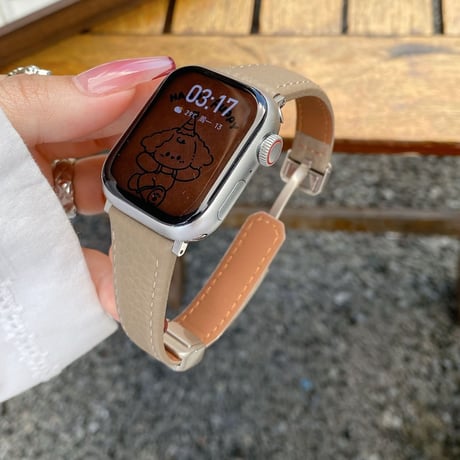 レザー製 Apple watchバンド マグネット式 アップルウォッチベルト Ultra3 series11 10 98 7 6 SE3 SE2  使いやすい[M5755]