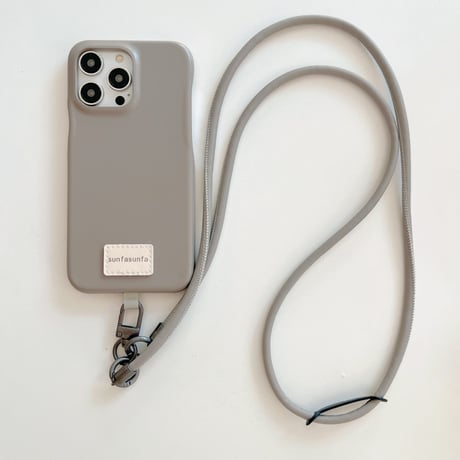 ショルダーストラップ付 iPhone15/15ケース 高級感レザー アイフォン14/13pro/12ケース シック ファッションセンスいい[M3698]
