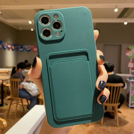 カート収納 アイフォン14プロ/14プラス シンプル iPhone13mini/12/11カバー シリコン ソフト 立体ボタン[M2636]
