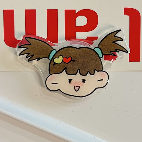 可愛い動物 スマホグリップ 全機種対応 折り畳み式グリップトーク 卓上スタンド機能付き 粘着タイプ[M2918]