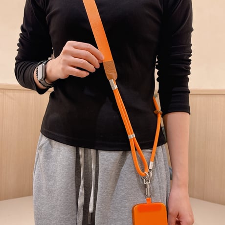 すまほショルダーストラップ 長さが調整可能 斜めがけ 肩掛け ロングストラップ 紐 丈夫 定番アイテム[M5998]