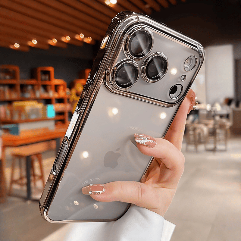 シンプル風 iPhone17pro/17promaxケース ソフトケース 黄ばまないクリア