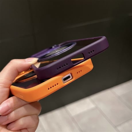 MagSafe対応 iPhone15pro/15promaxケース  レンズ保護フィルム付 スタンド付  耐衝撃 カッコイイ iphone14/13/12カバー[M3566]