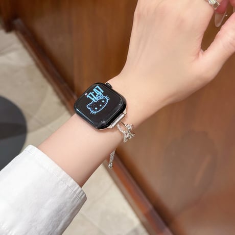 ダイヤリボン  AppleWatchバンド メタル AppleWatchベルト Series 11/10/9/8 SE3/2  Ultra3/2/1 高級感高品質 夏に人気[M6299]
