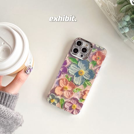 花柄 アイフォン15/15proケース 春夏コーデ iphone14pro/13/12promaxカバー キラキラ  人気 可愛い[M4108]