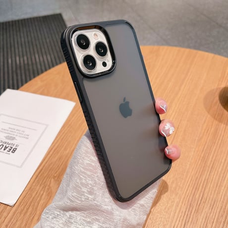 耐衝撃 iphone14Plus/13promaxケース  マットな質感 透明 iphone12/11promaxカバー  滑りにくい  高品質  指紋防止[M2096]