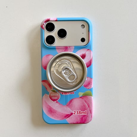 ジュースアルミ缶 iPhone17Pro/17ケース MagSafe対応 スタンド iPhone16Promax/15proケース 面白い 可愛すぎる[M6437]