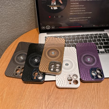 放熱仕様 iPhone16pro/16promaxケース MagSafe対応 カメラ保護 iPhone15pro/14/13proカバー 指紋防止 丈夫 [M5344]