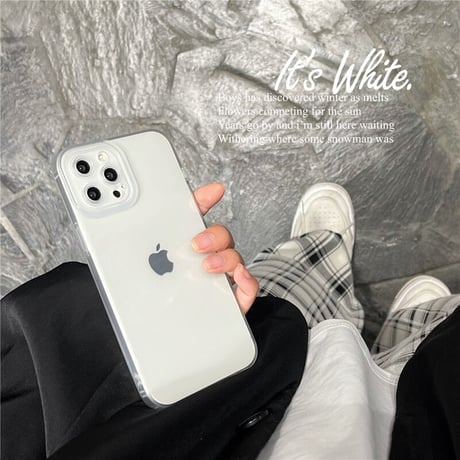 透明 iphone13/14promaxケース  艶カラーアイフォン11/XRカバー   全面保護  頑丈 シンプル風M949