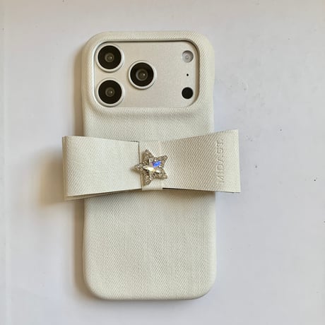 リボンスタンド iPhone17Pro/17ケース  レザー アイフォン16/15pro/13/12Pro/14カバー 高品質 レザー[M6230]