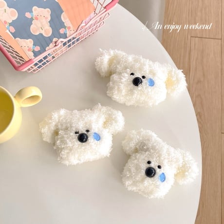 犬ちゃん Airpods 4ケース ニット 第4/3/2世代 AirpodsPro2/Pro1カバー 柔らかい 面白い[M4679]