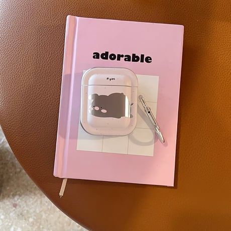 Airpods 4(第四世代)ケース 鏡付き豚  めっちゃ可愛い AirpodsPro2/Pro1カバー  エアポッズ3/2 カラビナ付き ギフトに最適[M4688]