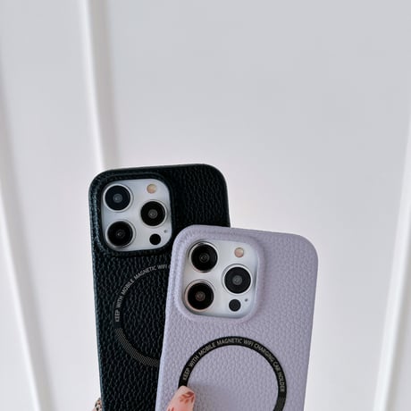 MagSafe対応レザー iPhone15/15Proケース シンプル アイフォン14pro/13/12/11スマホケース 高品質 ファッションセンスいい[M3806]