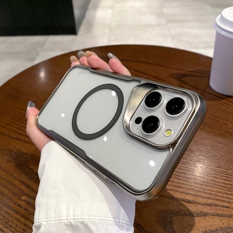 カッコイイ iPhone15Pro/15promaxケース シンプル 高級感  iPhone14promax/13pro/12カバー 耐衝撃 グリップ性 持ちやすい  [M4097]