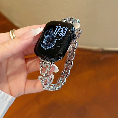 かわいい ダイヤ  AppleWatchバンド メタル AppleWatchベルト Series 11/10/9/8 SE3/2  Ultra3/2/1 高級感高品質 人気品[M6227]