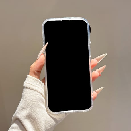 ハート型カメラ保護 iPhone16/16Proケース ジュエリーデコ iPhone15/14pro/13カバー グリッター入り 大人可愛い [M5311]