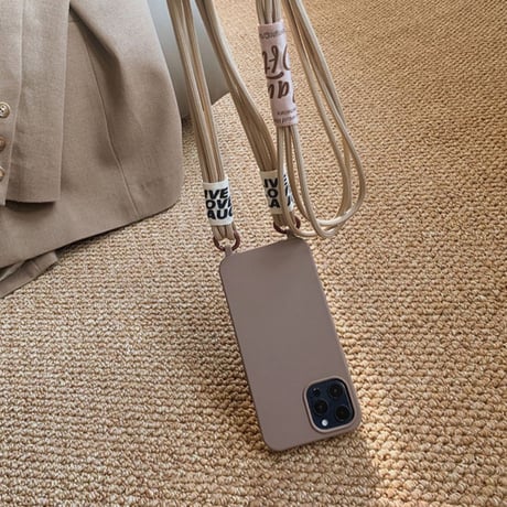 【iPhone16対応】ショルダー iphone16Pro/15/14/13proケース 肩掛けストラップ付 iphone12/11proカバー  シンプル風 ファッションセンスいい[M2148]