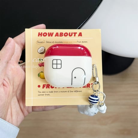 可愛すぎ Airpods4ケース 家 犬ちゃんキーホルダー エアポッズ3/Pro2ケース airpodspro2カバー 丈夫 ギフトにおすすめ[M5393]