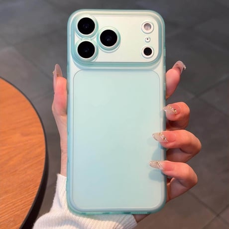指紋防止 iPhone17Pro/17ケース マット仕上げ  iPhone17ProMax/Air/16Proケース 半透明 軽量 カメラカバー [M5981]