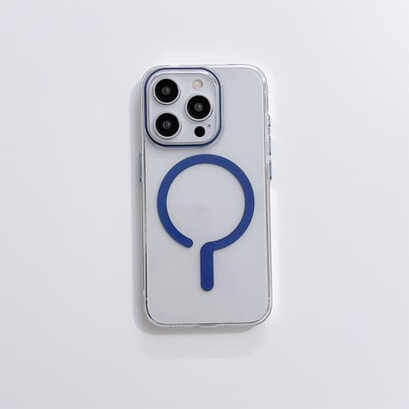 iPhone15pro/15promaxケース magsafe対応 高透明 iPhone14pro/13promax/12カバー 黄ばまない シンプル [M4298]