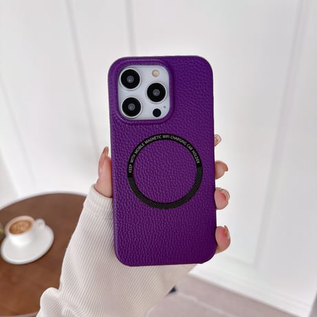 MagSafe対応レザー iPhone15/15Proケース シンプル アイフォン14pro/13/12/11スマホケース 高品質 ファッションセンスいい[M3806]