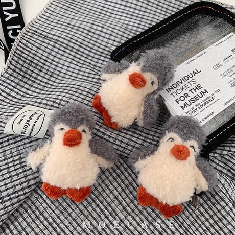 ペンギングリップ iPhone15/14/13miniケース クリア透明感アイフォン12ミニ/11プロカバー 韓国風 かわいい ギフトにおすすめ [M3171]