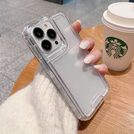 【iPhone16Pro対応】耐衝撃最強 iphone15Plus/14promaxケース  頑丈 アイオン13/12proカバー 高透明感 黄ばまない 耐久性あり [M2229]