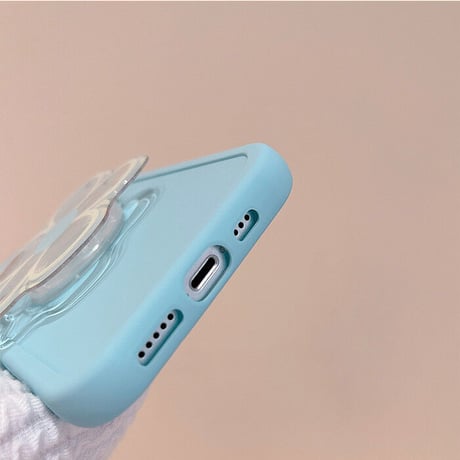 頑丈 iphone14/13proケース 花スマホグリップ付 アイフォン12/11カバー  可愛い スタンド一体型 多機能[M2052]