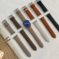 レザー Apple watchバンド おしゃれアップルウォッチベルト Ultra3 series11 10 98 7 6 SE3 SE2  高級感 耐久性ある[M5784]