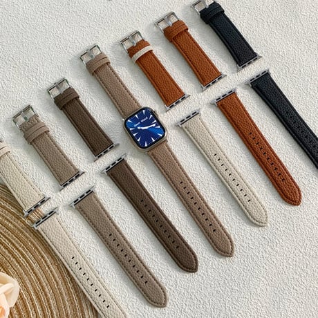 レザー Apple watchバンド おしゃれアップルウォッチベルト Ultra3 series11 10 98 7 6 SE3 SE2  高級感 耐久性ある[M5784]