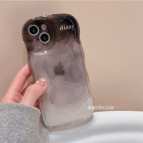 暈し染め模様  iphone14pro/14plusケース  滑りにくい iphone13/12/11カバー 高級感 耐衝撃 ファッション[M2312]
