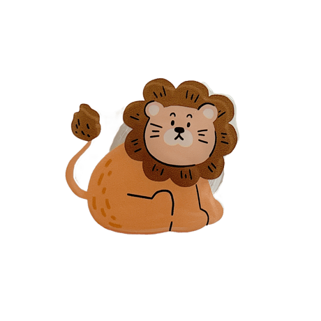 可愛い動物 スマホグリップ 全機種対応 折り畳み式グリップトーク 卓上スタンド機能付き 粘着タイプ[M2918]