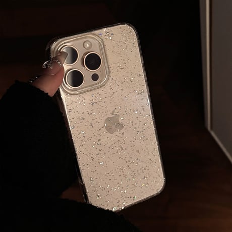 キラキラグリッター iPhone16/16proケース 定番 iPhone14/13pro/12カバー 大人可愛い 軽量人気[M5247]