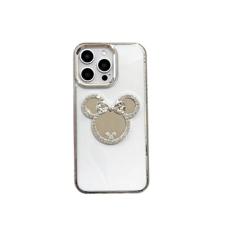 ジュエリーミラー iPhone16/16Proケース 透明 iPhone15/14plus/12カバー おしゃれ 人気品 [M4612]