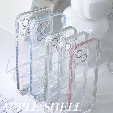キラキラ iPhone15/15plus/15proケース オシャレ ラメ入り iPhone14/13proカバー  カメラ保護カバー付 綺麗 女子力アップ [M3560]