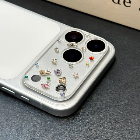 ダイヤレンズカバー iPhone17ProMax/17Proカメラレンズフィルム  ガラス  おしゃれ  頑丈 キラキラ 可愛い [M5764]