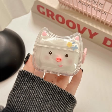 Airpods第四世代ケース 可愛い動物 AirpodsPro2ケース airpods3カバー お揃い ギフトにおすすめ 丈夫 [M5051]