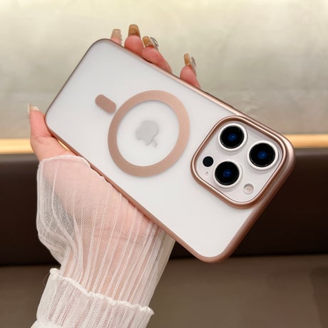 指紋・汚れ防止 iPhone16/16Promaxケース Magsafe対応 iPhone15pro/14/13proカバー シンプル 高品質耐久性 手さわり良い[M5369]
