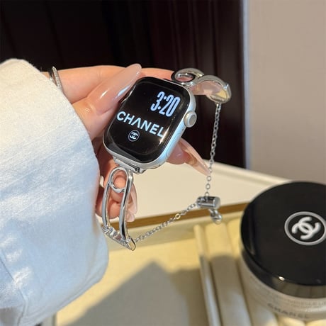 クリップ型 AppleWatchバンド ダイヤデコ 高品質 金属 アップルウォッチ10/9 ベルト Ultra3/2/1 Series 10/9/8 SE3/2/1 おしゃれ[M5457]