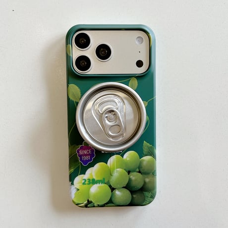 ジュースアルミ缶 iPhone17Pro/17ケース MagSafe対応 スタンド iPhone16Promax/15proケース 面白い 可愛すぎる[M6437]