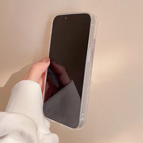 動くダイヤ入り iphone15/15proケースリボン柄 iphone14/13/12/11カバー かわいい きれい 女子力アップ [M3786]